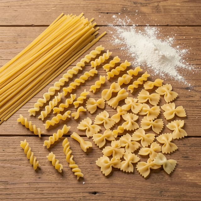 Rappresentazione visiva con ingredienti freschi relativi a I Migliori Prodotti di Pasta di Legumi. (Immagine generata con IA)