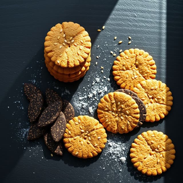 Fresh ingredients for comparing Simple Mills and Mary's Gone Crackers.